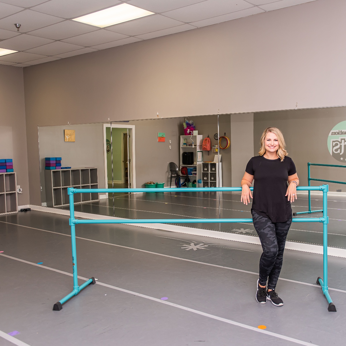 Cameron Ligon in the dance studio