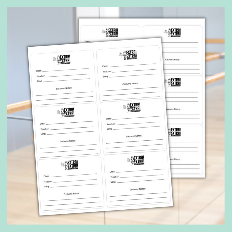 Branded Costume Label Template